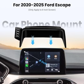 TUYICN Car Phone Holder for 2020-2025 Ford Escape- for MagSafe Magnetic Cell Phone Mount for Ford Escape Accessories 8 inch Screen - Touchscreen Cradles Strong Magnets for iPhone