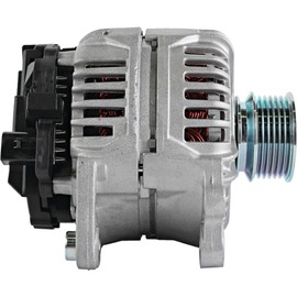 DB Electrical Alternator ABO0435-140 Compatible with/Replacement for John Deere 244J, 304J, 313, 315, 316GR, 318E, 318G, 320E, 326E, 328 400-24230 Voltage 12, Rotation CW, Amperage 140