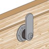 Prime-Line S 4130 Mailbox Lock – Replacement, Multipurpose Mailbox Lock