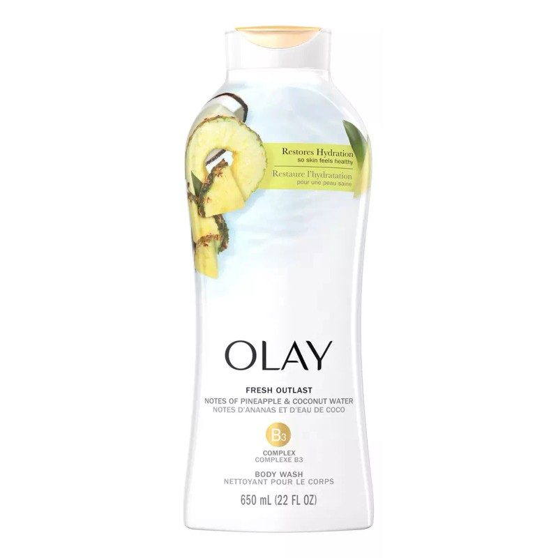 Olay Jabón Corporal Líquido Olay Fresh Outlast 3pzs 650 Ml