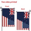New Zealand USA Friendship Garden Flag,12x18 in Heavy Duty New