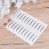 Cabilock 2 Piezas Pegatinas de Cejas Artificiales Negras de Papel,