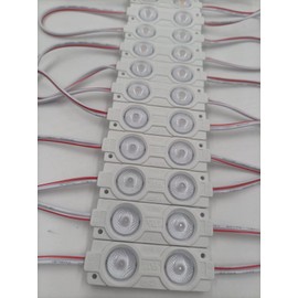 3000K Warm White LED Modules for Sign 1.2W Waterproof Decorative Light for Advertising Lightbox Letter with Tape Adhesive Backside (100pcs Pack)