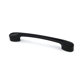 NUZAMAS Set of 10 Matt Black Cabinet Door Handles and Pulls, Furniture Drawer Handles, Zinc Alloy, 135mm Long, Kitchen Cabinet Wardrobe Knobs Bars, Center to Center 96mm