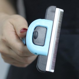 GroPetHub Pet Grooming Brush cat brush for shedding and grooming dog brush for shedding deshedding brush for Cats furminator cat Undercoat Brush Effectively Reduces Shedding by up to 95% for Short Medium and Long Hair