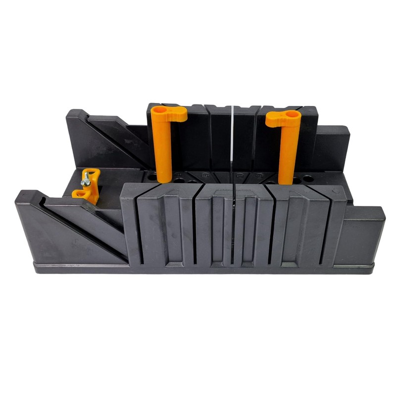 Hero Mitre Box with Retaining Clocks ABS Plastic Loading Mitre