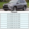 FZJDSD Black Driver Side Bottom Perforated Leather Seat Cover Compatible