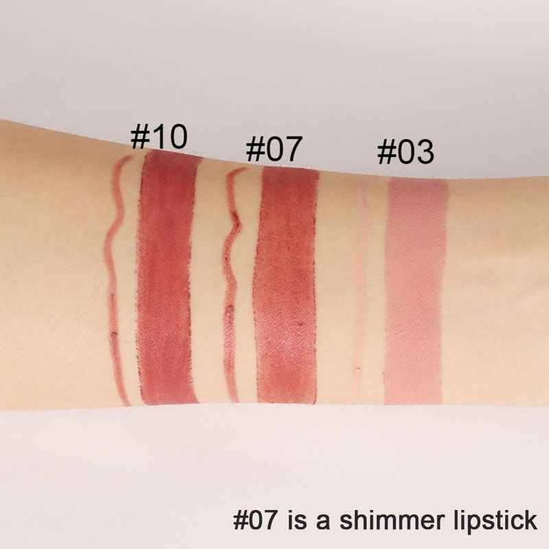 Kaely 2-in-1 Rose Gold Metallic Lip Liner & Lipstick Set