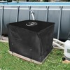 Pool Heater Winter Cover,with Plush Lining,Waterproof Swimming Pool Heater Cover