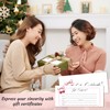 25 Bow Cherry Gift Certificates for Business, Pink Blank Gift