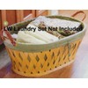 Longaberger Sage Hostess Lattice Weave Laundry Or Blanket Basket Liner