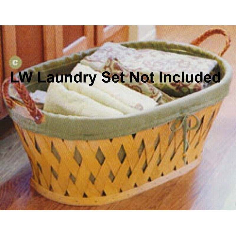 Longaberger Sage Hostess Lattice Weave Laundry Or Blanket Basket Liner