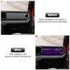 RT-TCZ Center Console Trim Cover Dashboard Control Panel Cover Decorative