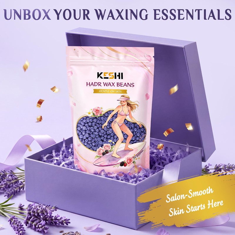 Hard Wax Beans 2lb for Hair Removal Kit, Stripless Wax