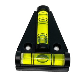 RV T-Type Bubble Level Multipurpose Cross Check Bubble Leveler for RVs, Camping, Tripods, Camera, Furnitures