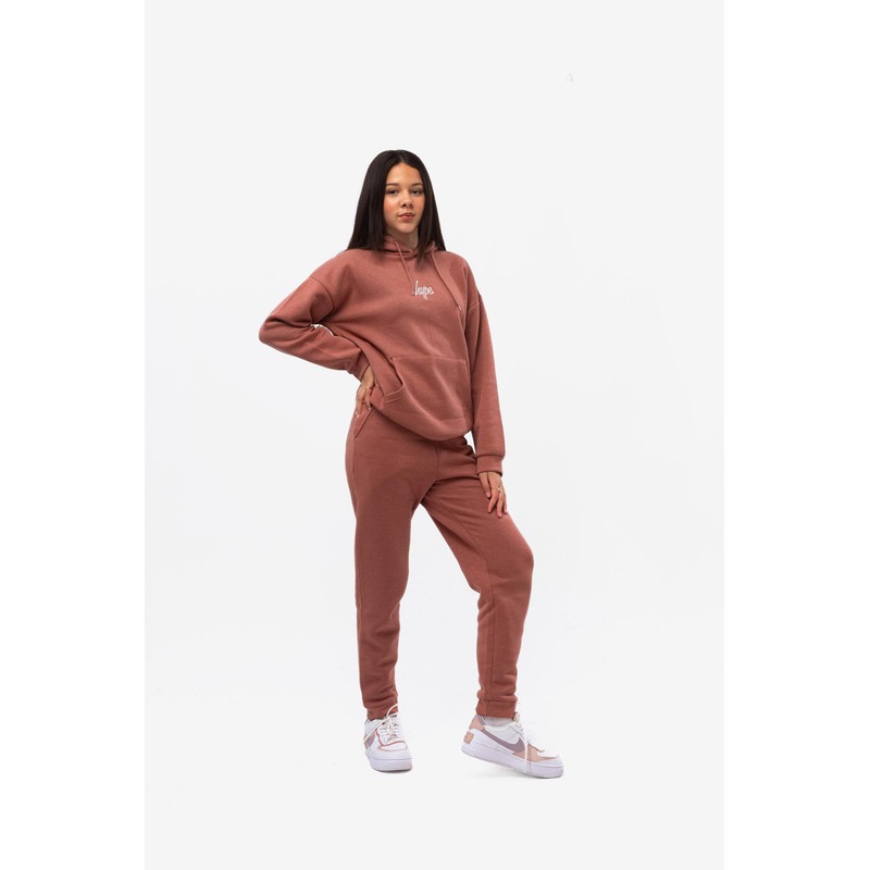 Hype Unisex Kid's Mauve Tracksuit, 11-12 años