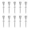 10Pcs Cross Cable Clamps 316 Stainless Steel Corrosion Resistant Cross