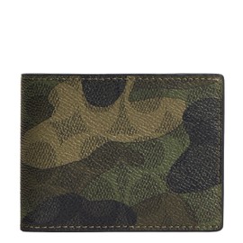 Coach Men's Slim Billfold, Signature Camo, One Size