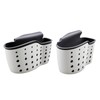Heran 2 Pack Kitchen Sink Caddy Sponge Holder, Hanging Ajustable