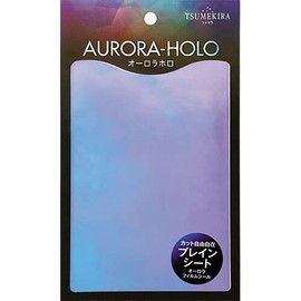 Tsumekira OH-PLS-101 Nail Seal, Aurora Holo, Aurora Film Seal, Plain Sheet