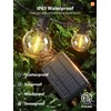 addlon 100FT Solar String Lights Outdoor with Remote, 54 LED