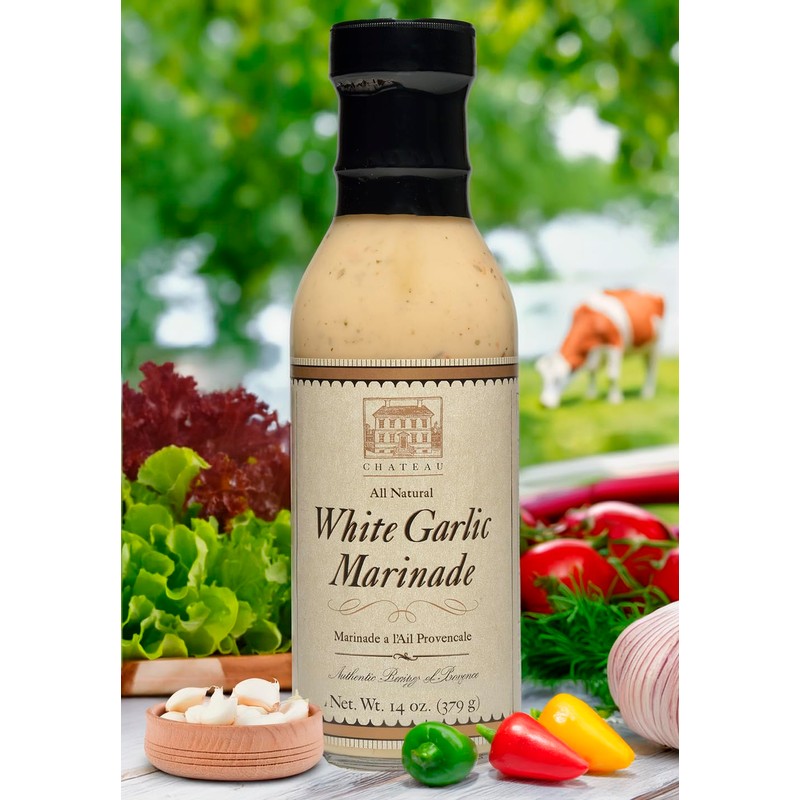 Chateau White Garlic Gluten Free Marinade, 12oz (2 Pack)