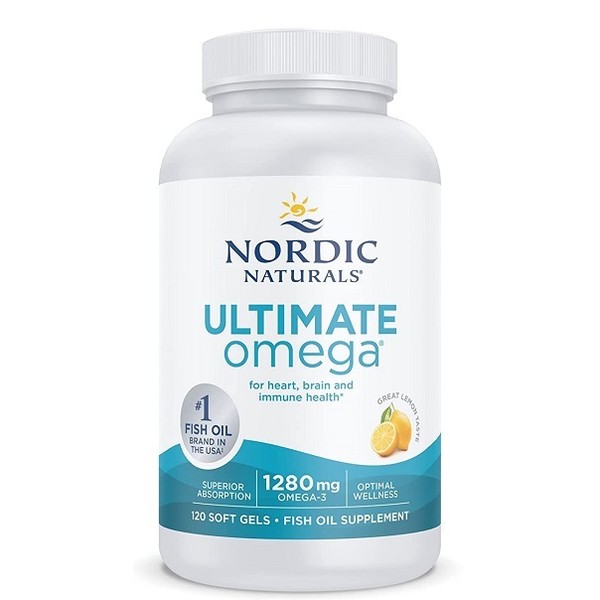 Nordic Naturals Ultimate Omega 1280mg SoftGels 120 - Lemon