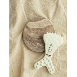 Figuet Face Porcelain Gua Sha Massage Home Care Set / 피게핏 페이스 도자기 괄사 마사지 홈케어 세트