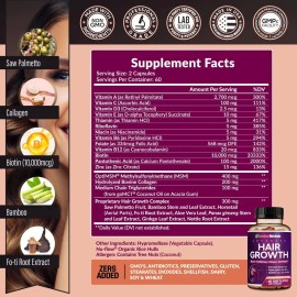 Vitaminas Para El Crecimiento Del Cabello Para Mujeres Sin Sabor - de, y,