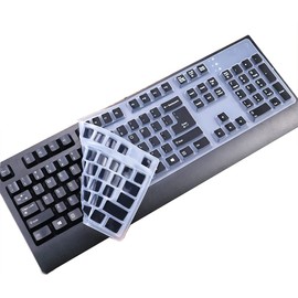 Keyboard Skin Cover Compatible with Lenovo Preferred Pro & Preferred Pro II Wired Keyboard 4X30M86879 4Y9400 73p5220 41A5289, sk-8813/8825/8820/1619/8827/8817, ku-0225, KB-1021/1468, ekb-425a (Black)