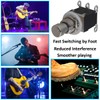 LKRXW 5Pcs DPDT 6 Pins Guitar Effect Pedal Footswitch Momentary