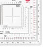 CYA Square Military Map Coordinate Scale Protractor Map for Land
