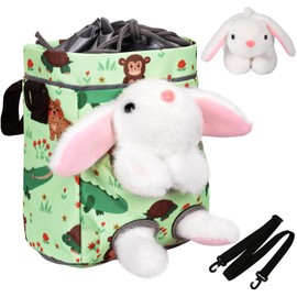 ONETOALL Bike Basket for Kids, Bike Handlebar Bag for Boys and Girls, Bicycle Basket Fits Most Children's Bikes Like Tricycle, Balance Bike, Scooter