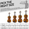 FDT&ENJOY Violin for Beginners Adults,4/4 Violin Full Size Acoustic Violins,