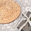 Dehaus® Round Placemats - Set of 6, 30cm Water Hyacinth