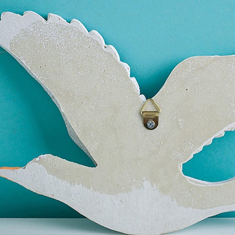 Healifty 3pcs Resin Seagulls Mediterranean Birds Wall Hanging for Home