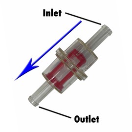 Universal Inline Motorcycle Fuel Filter 8mm. Motorbike Quad MX