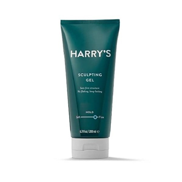 Harry's Sculpting Gel, Sets Firm Structure, Firm Hold, 6.7 oz Bottle x2