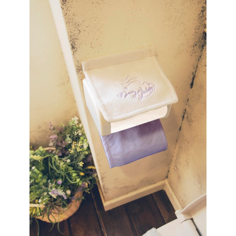 Okato Mary Gelato Paper Holder Cover Lavender Washable