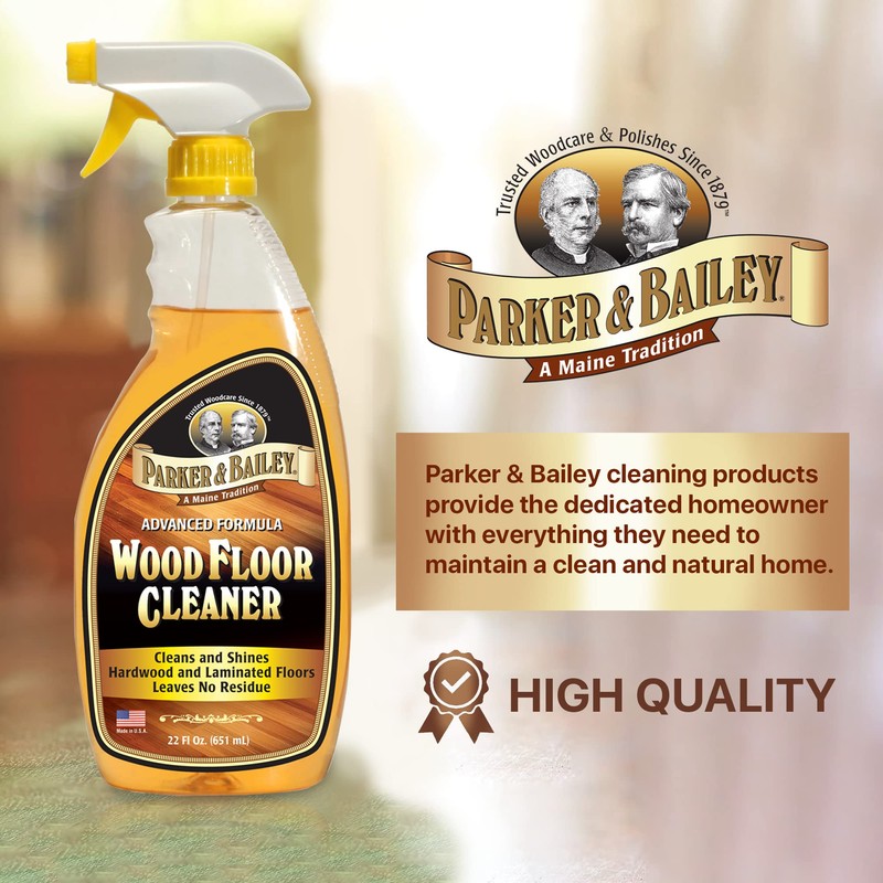 Parker & Bailey Wood Floor Cleaner – Use on Hardwood,