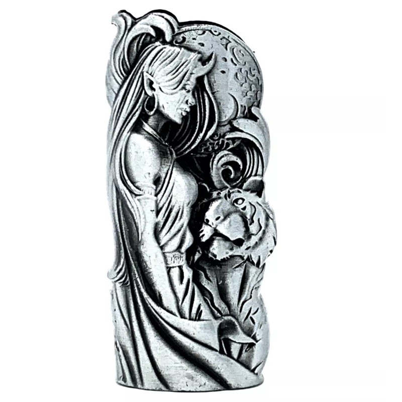 BIC Myth Luna Moon Tiger Metal Lighter Case Cover Sleeve