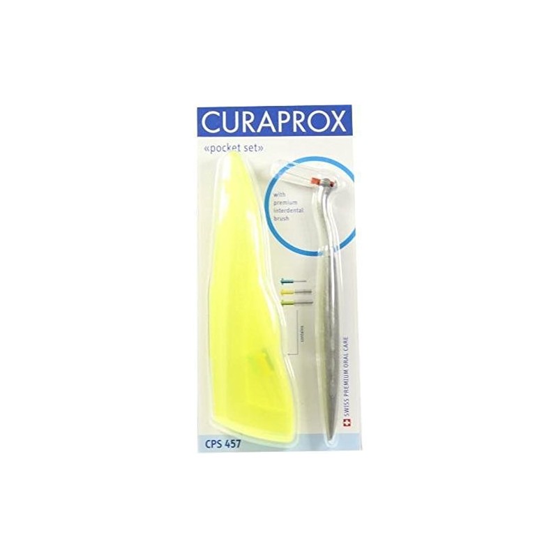 Curaprox CPS 457 Interdental Brush Pocket Set, Assorted, Pack of