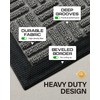 SAKSUN Non-Slip Front Door Mat: Welcome Mats Heavy Duty Waterproof