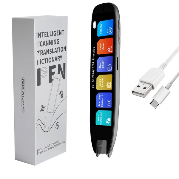 cimsfcor Scan Reading Pen, 142 Languages Language Translation, Multilingual Language,