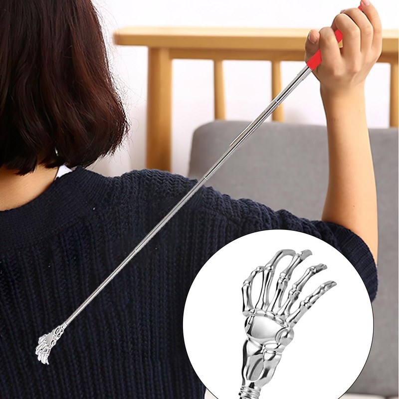 Scratching Hand Back Scratcher Telescope, 2 Pieces Back Scratcher Head