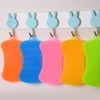 6 PCS Silicone Dish Sponges, Super Durable Safe and Dry