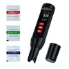 Wigearss 7 in 1 Wassertester, Messgerät Wasser für PH/EC/TDS/Salz/S.G./ORP/TEMP