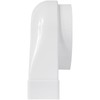 Vent Systems 204 x 60 mm Rectangular 90° Angle Duct
