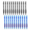 Aozora Erasable Pens 24 Pack Click Fine Point 0.7 mm