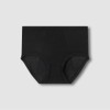 JAJU [JAJU] Women's Modal Sanitary Hip Hugger Panty 3-Pack_Black